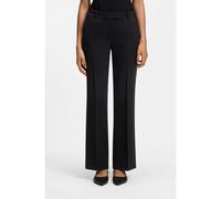 HUGO Pantalones slim fit en tejido de crepé con detalle de anilla semicircular - StyleHilando-3, 50561514 Negro 36