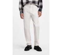 HUGO Pantalones slim fit en tejido de gabardina de algodón elástico - StyleDavid251D, 50530886 Blanco 34/34