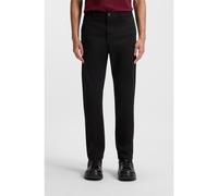 HUGO Pantalones slim fit en tejido de gabardina de algodón elástico - StyleDavid251D, 50530886 Negro 34/32