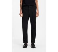 HUGO Pantalones slim fit en tejido de gabardina de algodón elástico - StyleDavid251D, 50530886 Negro 35/34