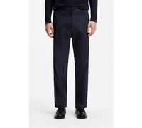 HUGO Pantalones straight fit de algodón elástico mercerizado - StyleCino261, 50567278 Azul oscuro S