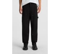 HUGO Pantalones tapered fit de lona de algodón - StyleGioro254W, 50546746 Negro XL