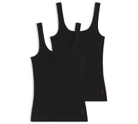 HUGO Paquete de 2 camisetas sin mangas en punto de algodón elástico - StyleTWIN VEST, 50469682 Negro XL