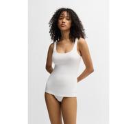 HUGO Paquete de dos camisetas de tirantes en punto de algodón elástico - StyleTWIN VEST, 50469682 Blanco L