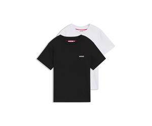 HUGO Paquete de dos camisetas para niños en punto de algodón - StyleG00573/M4104A, G00573 Negro / Blanco 114