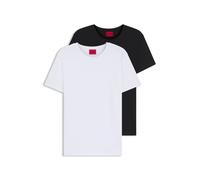 HUGO Paquete de dos camisetas - StyleHUGO-Round, 50325440 Blanco / Negro XXXL