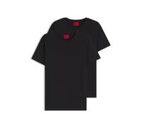 HUGO Paquete de dos camisetas - StyleHUGO-Round, 50325440 Negro XXXL