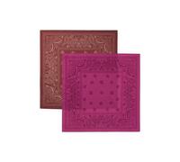 HUGO Paquete de dos pañuelos en popelín de algodón estampado - Style2Bandana_pack_W, 50562378 Marrón / Pink pcs.