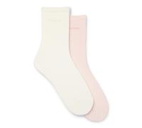 HUGO Paquete de dos pares de calcetines con logo de largo normal en algodón - Style2P RS UNI LOGO CC W, 50566511 Rosa claro 39-42