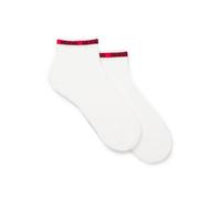 HUGO Paquete de dos pares de calcetines cortos con cinta con logo - Style2P SH TAPE CC, 50516390 Blanco 43-46