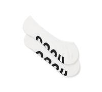 HUGO Paquete de dos pares de calcetines invisibles con logos - Style2P SL UNI LOGO CC W, 50549269 Blanco 35-36