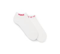 HUGO Paquete de dos pares de calcetines tobilleros con logos - Style2P AS MICROLOVE CC W, 50553430 Blanco 35-38