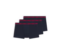 HUGO Paquete de tres calzoncillos de algodón elástico con logos - StyleTRUNK TRIPLET PLANET, 50492375 Azul oscuro S