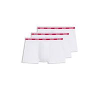 HUGO Paquete de tres calzoncillos de algodón elástico con logos - StyleTRUNK TRIPLET PLANET, 50492375 Blanco XL