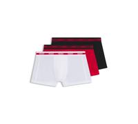 HUGO Paquete de tres calzoncillos de algodón elástico con logos - StyleTRUNK TRIPLET PLANET, 50492375 Negro / Blanco / Rojo L