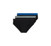 HUGO Paquete de tres calzoncillos slip de algodón elástico con logos en la cintura - StyleHIPBRIEF TRIPLETPACK, 50532570 Negro XXL