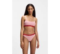 HUGO Paquete de tres tangas de algodón elástico con detalles de logos - StyleTRIPLET THONG DESIGN, 50545703 Variado S