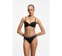 HUGO Paquete de tres tangas de algodón elástico con detalles de logos - StyleTRIPLET THONG DESIGN, 50545703 Fantasía M