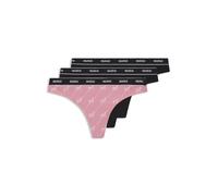 HUGO Paquete de tres tangas de algodón elástico con logos en la cintura - StyleTRIPLET THONG DESIGN, 50545703 Assorted-Pre-Pack L