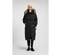 HUGO Parka repelente al agua con mangas y ribete de la capucha extraíbles - StyleFarrow-1, 50547222 Negro S