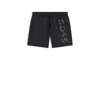 HUGO Cinturón reversible de piel italiana con logo apilado en la hebilla - StylePetrissa_Sr20, 50548474 Negro / Beige 75