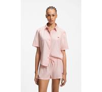 HUGO Pijama de algodón con logos de corazón - StyleDREEM SHORT-SET, 50566652 Rosa claro S