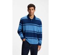 HUGO Polo de algodón a rayas - StyleNistrico, 50567982 Azul M
