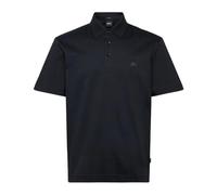BOSS Polo de algodón mercerizado con monograma Double B - StyleC-Parris 01, 50555829 Azul oscuro XXL
