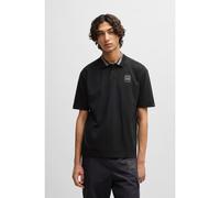 HUGO Polo de algodón elástico HUGO x RB con logo de carbono sutil - StyleDodac_RB, 50542748 Negro XS
