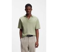 HUGO Polo de jacquard a rayas con cuello abierto - StyleDalibo, 50556724 Cal XL