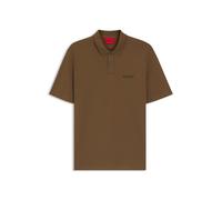 HUGO Polo de piqué de algodón con aplique con logo - StyleDirlmere, 50542830 Marrón S