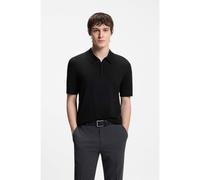 HUGO Polo de punto con tapeta oculta - StyleSan Peter-CV, 50536672 Negro XL