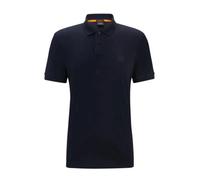 Hugo Boss Polo Passenger algodón elástico con logotipo Azul oscuro XXL
