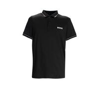 Hugo- Polo Deportivo con Estampado de Logotipo- Tops- Hombre- Negro- 2XL- Polo Deportivo con Estampado de Logotipo