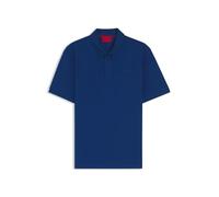 HUGO Polo en piqué de algodón con logo estampado - StyleDonos222, 50466182 Azul M