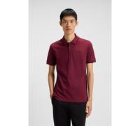 HUGO Polo slim fit de algodón elástico con logo estampado - StyleDinoso222, 50467344 Rojo oscuro XL
