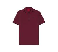 HUGO Polo slim fit de algodón elástico con logo estampado - StyleDinoso222, 50467344 Rojo oscuro XXL