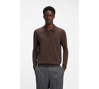 HUGO Polo slim fit de punto - StyleSan Pippo-CV, 50532050 Marrón oscuro S
