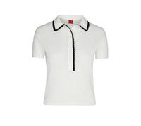 HUGO Polo SLYSA blanco | XS