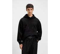 HUGO Prenda con capucha oversize fit en felpa de algodón con ilustración de bailarina - StyleDabilano, 50545997 Negro M