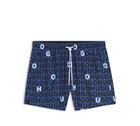 HUGO Bermudas 'TORTUGA' zafiro / negro / blanco, Talla M