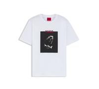 Hugo Red Camiseta de algodón de calidad 50542734-100 XL