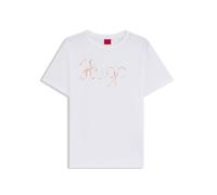 Hugo Red Camiseta de algodón de calidad 50544868-100 S