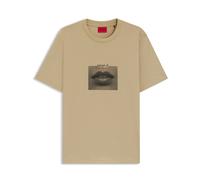 Hugo Red Camiseta de punto de algodón 50544496-269 M