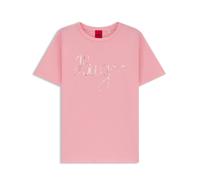 Hugo Red Camiseta de punto de algodón con ilustración 50544868-678 L