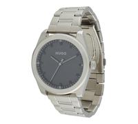 HUGO Reloj analógico '#BRIGHT' antracita / plata One Size antracita / plata