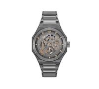 HUGO Reloj Analógico de Cuarzo Multifunción para Hombre Colección #Grail Skeleton con Correa de Acero Inoxidable Gris - 1530378