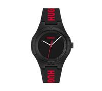 HUGO Reloj Analógico de Cuarzo para Hombre Colección #Lit FOR Him Collection con Correa en Silicona
