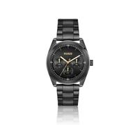 HUGO Reloj chapado en negro con esfera y pulsera a tono - Style#BRIGHT SPORT, 58565039 Negro pcs.