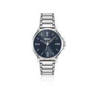 HUGO Reloj con esfera azul y pulsera de acero - Style#SMOOTH, 58565090 Tono plateado pcs.